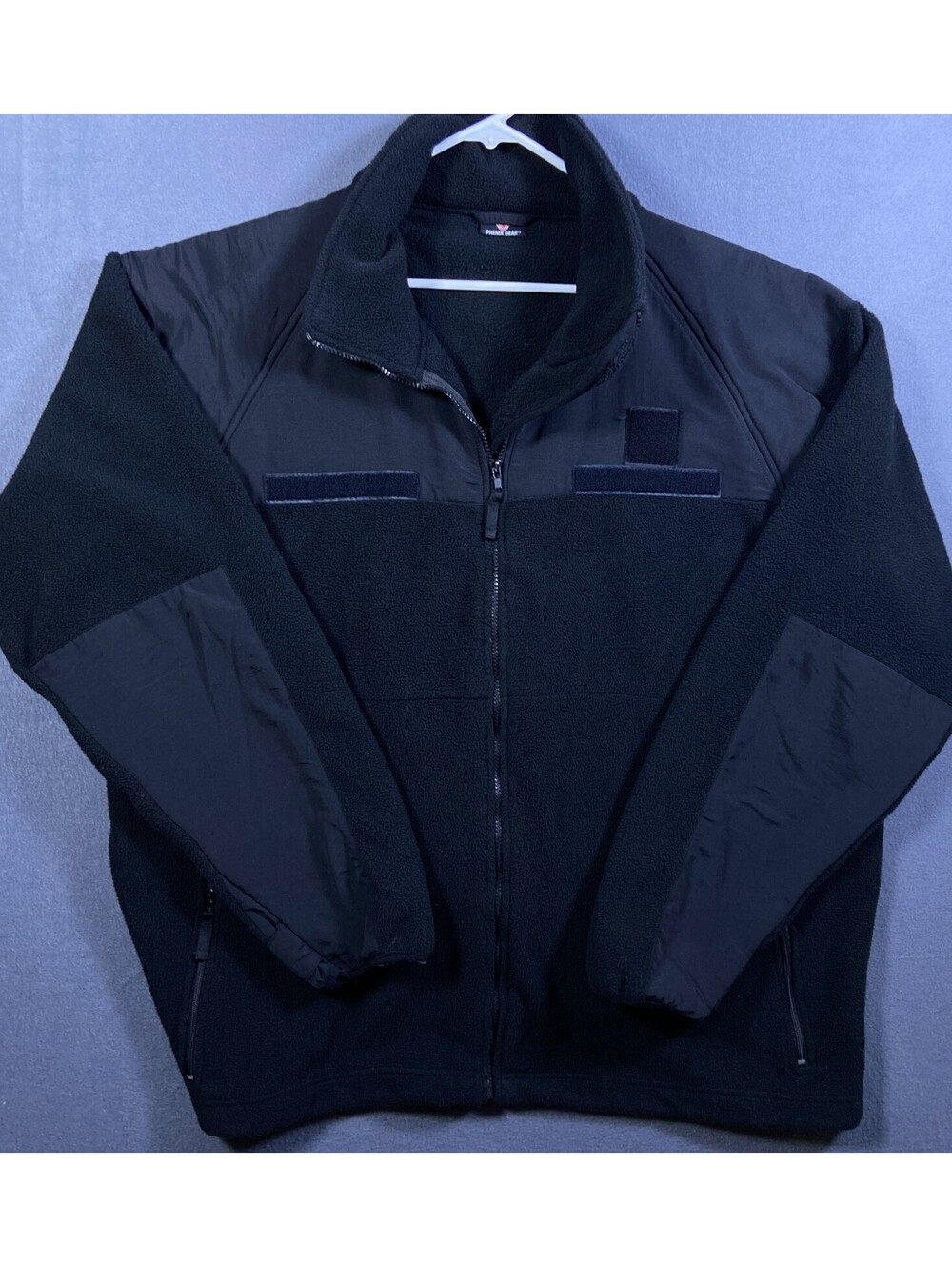 Phenix Gear Cold Weather Full Zip Fleece Black Medium Regular Sz 3XL Stretch TNF